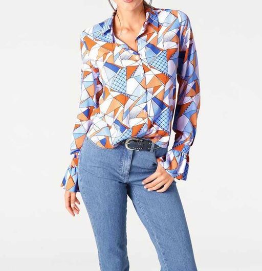 Блузка, пестрая - Patrizia dini фото 5