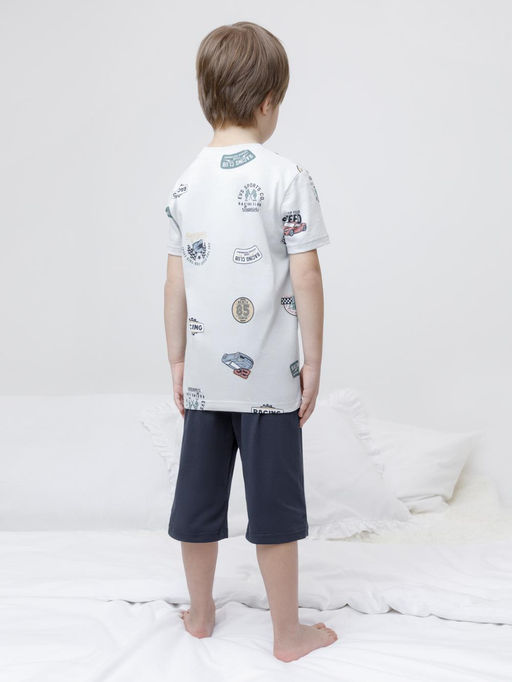 К 1614/городское ралли,индиго пижама для мал