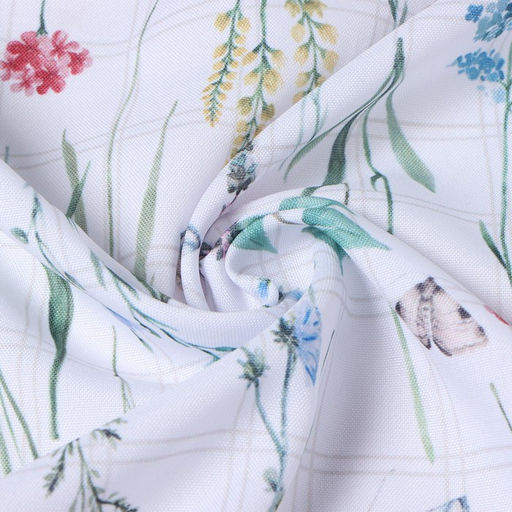 Комплект штор д/кухни с подхватами Этель Wild flowers 145х180см-2 шт., 100% п/э  фото 3