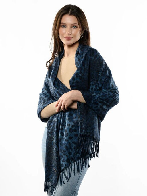 Яркий палантин с анималистичным принтом - Pretty mania фото 12