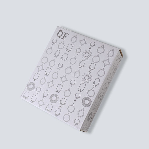 Зеркало настольное, прямоугольное, 17.5×19 см, (15×17 см), цвет серебряный