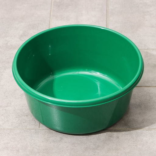 Цена за 2 шт. Таз круглый хозяйственный, 6 л, d=30 см, h=12 см, МИКС