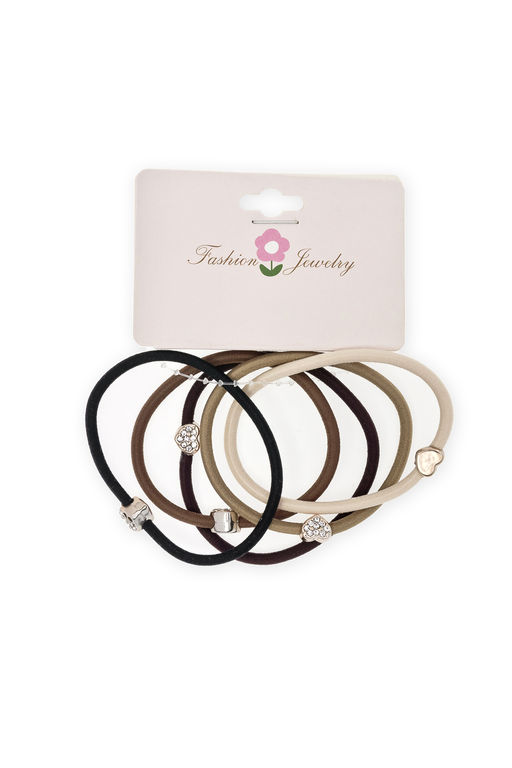 Резинки для волос 5 см (5 шт) SF-7809, ассорти №3 - Больше подарков фото 2