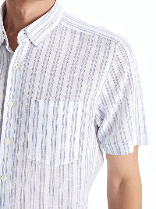 Regular Fit K?sa Kollu Erkek G?mlek