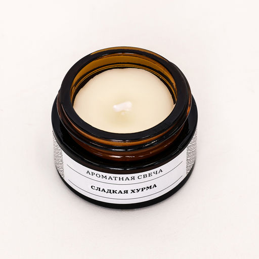 Ароматическая свеча в банке «Сладкая хурма», соевый воск, 12 г
