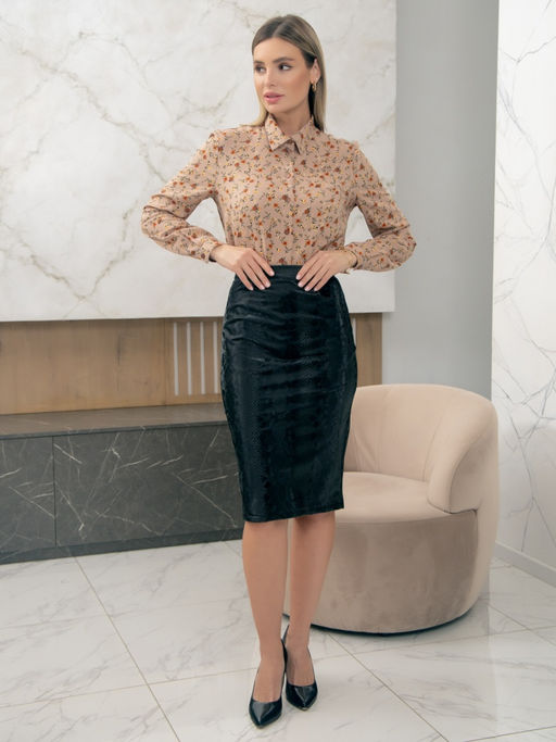 08-286 Юбка - Вишня фото 2