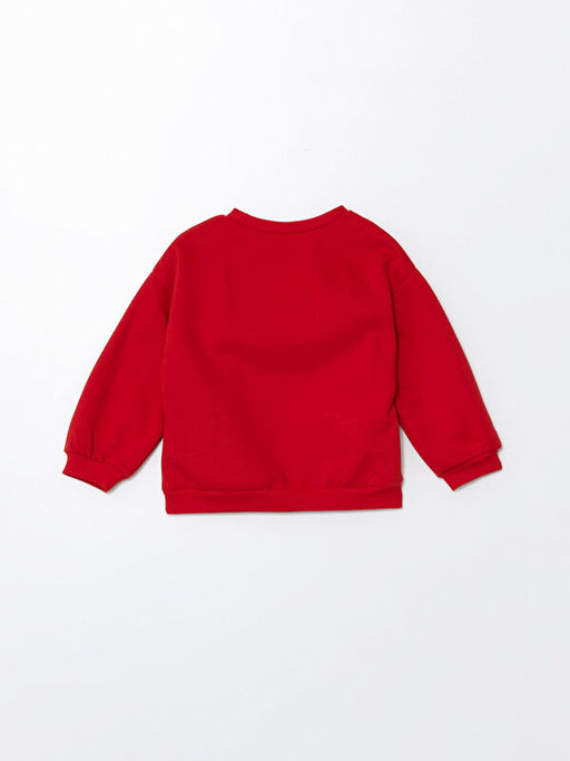 Bisiklet Yaka Uzun Kollu Atat?rk Bask?l? Erkek Bebek Sweatshirt - Waikiki фото 3