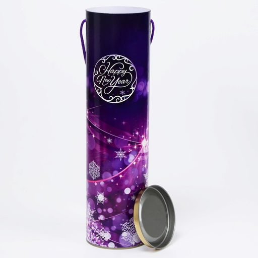 Подарочная коробка, тубус Happy New Year 92×350 мм