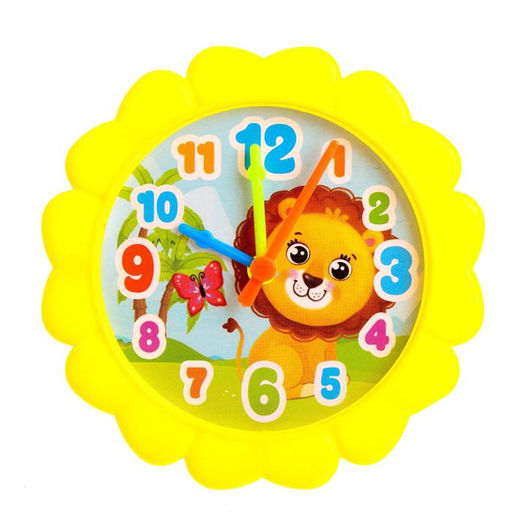Цена за 2 шт. Часики игровые «Животные», учим время, считаем, МИКС