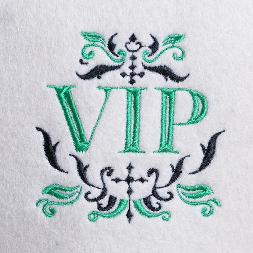 Шапка для бани с вышивкой VIP - Банная забава фото 2