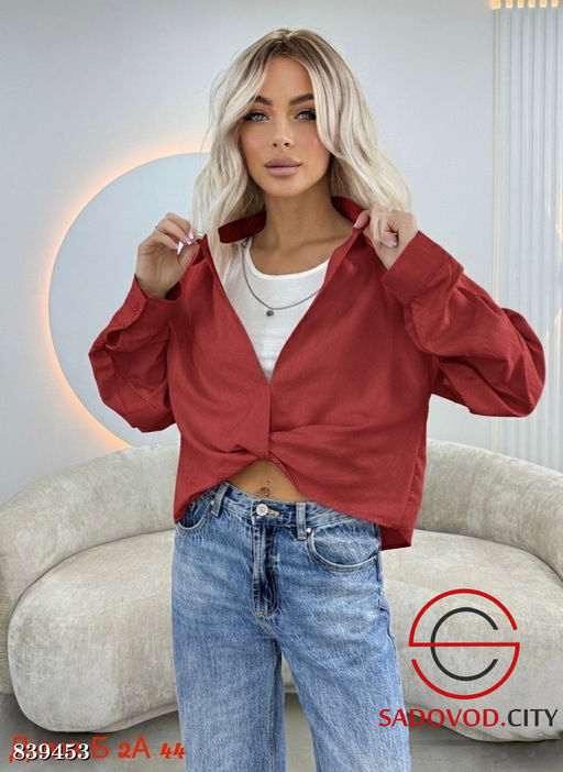 Рубашка женская с топиком - Bruno фото 3