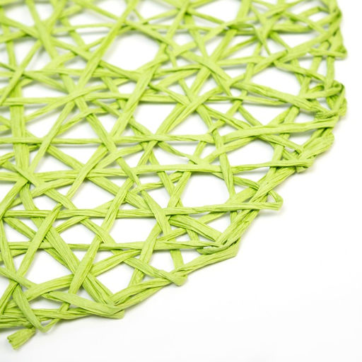 Набор салфеток 2 шт. Доляна Трава, цв.зеленый, d 38 см  фото 3