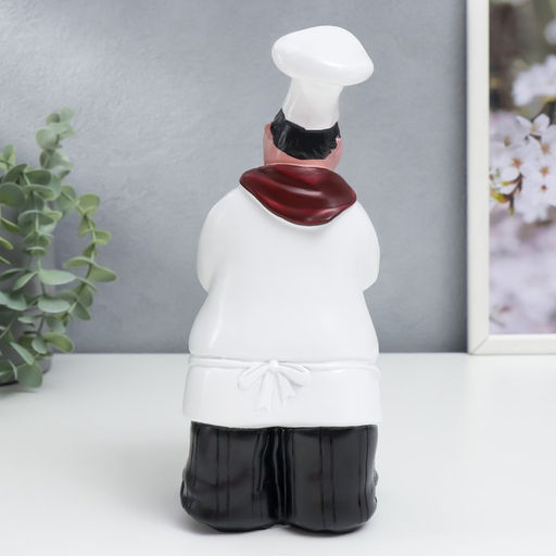 Фигура полистоун «Довольный повар», 23×11×10 см