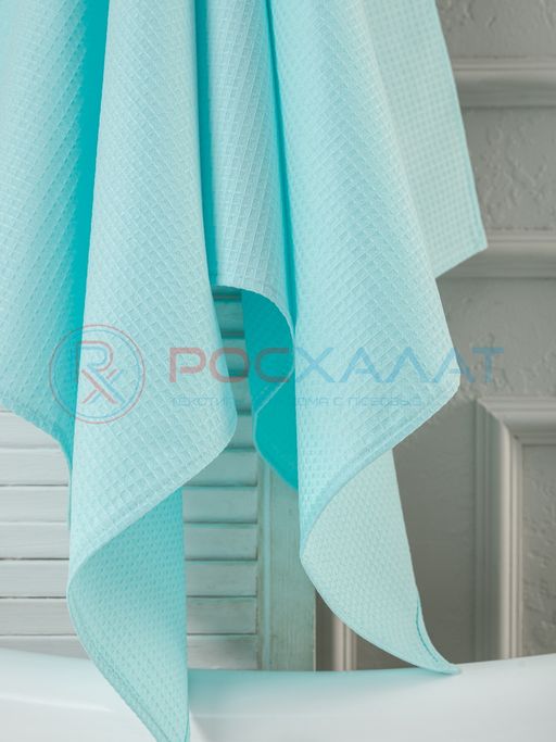 Однотонное вафельное полотенце ПВ-01 (19) 40х70