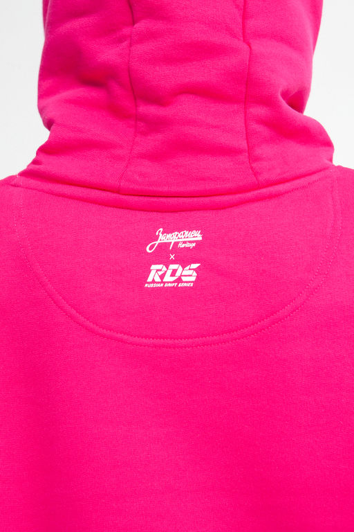 Толстовка с капюшоном ЗАПОРОЖЕЦ x RDS Всем Дрифт РДС МАГЕНТА  фото 3