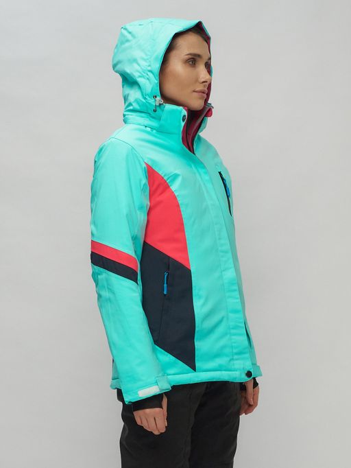 Горнолыжный костюм женский бирюзового цвета 02201Br - Chunmai фото 8