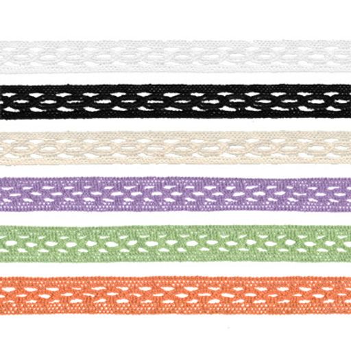 Gamma кружевная лента 14 мм HVK-24 в рулоне 22.8 м 0.5 СК/Распродажа