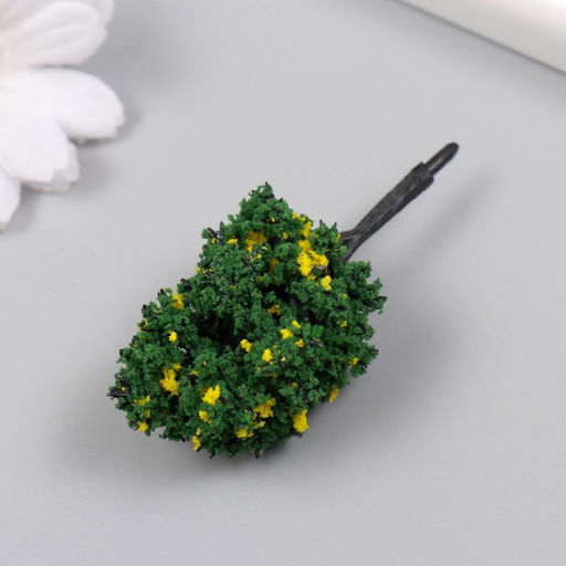 Цена за 4 шт. Искусственное растение для творчества пластик «Кассия», 8 см