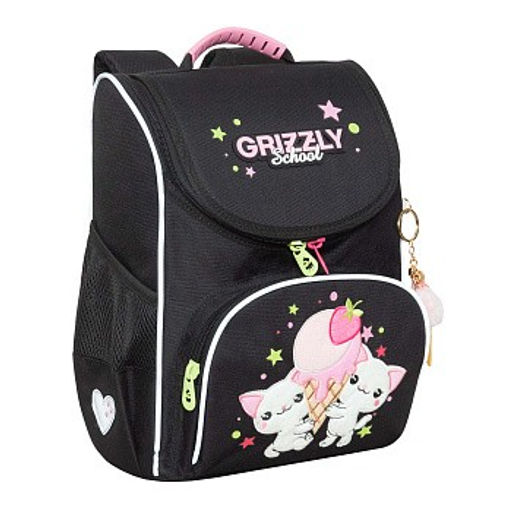 RAm-684-5 Рюкзак школьный с обвесом и мешком для обуви - Grizzly фото 2