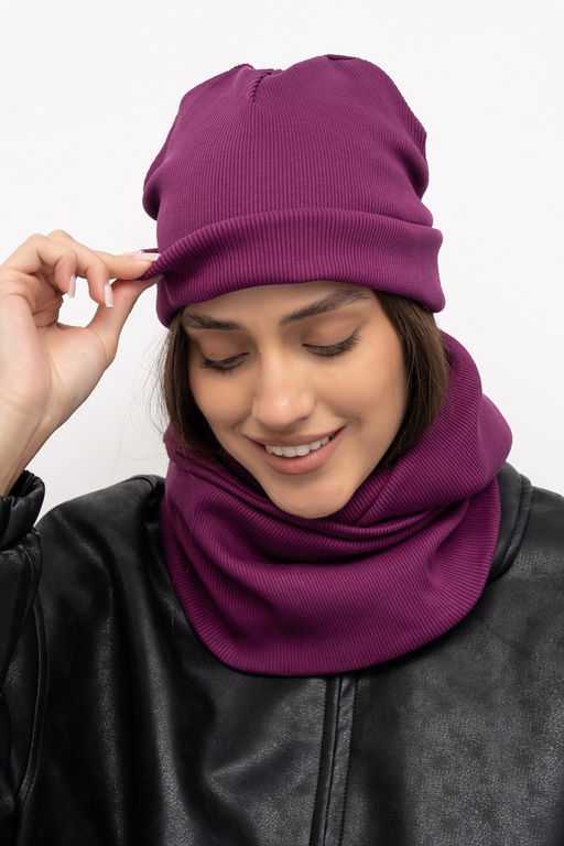 Комплект шапка+снуд