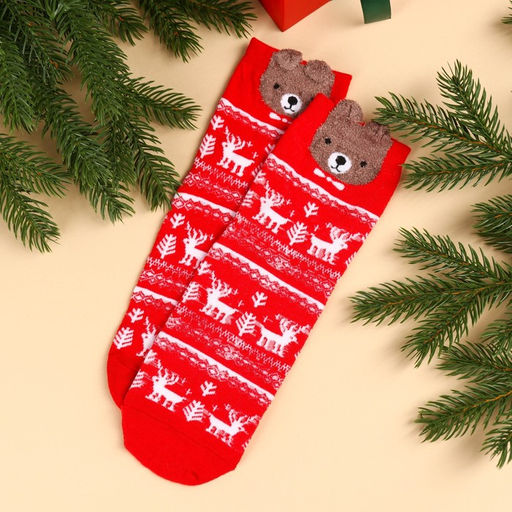 Подарочный набор новогодний Тепла и уюта в новом году, конфеты, носки