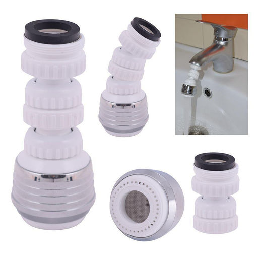 Насадка-рассеиватель на кран (экономитель воды) пластик. 8х3,5х3,5см (VL34-44)