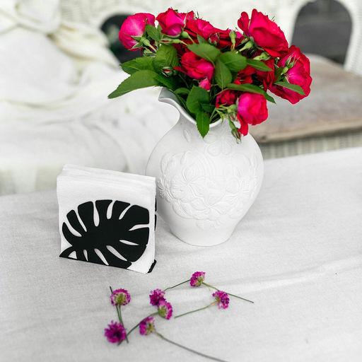 Салфетница металлическая Монстера 12х13,1х9,5см, черный (Россия) - Домашняя мода фото 3
