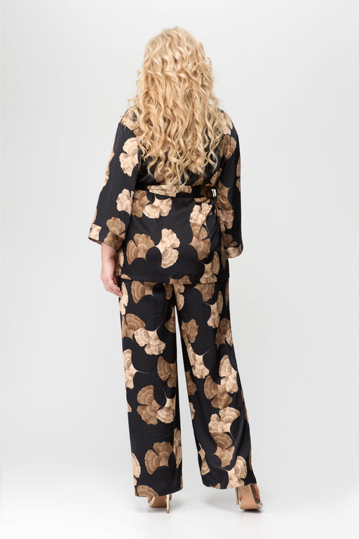 Костюм Svetlana Style 1775 черный+цветы