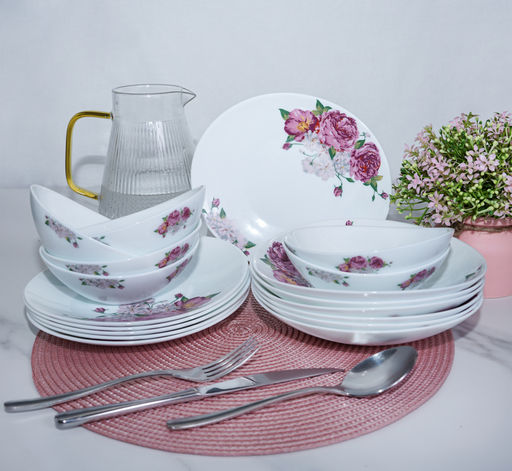 Тарелка суповая овальная 23*20,5см LAVENDER (стеклокер) арт. OSP530-207 (114417)