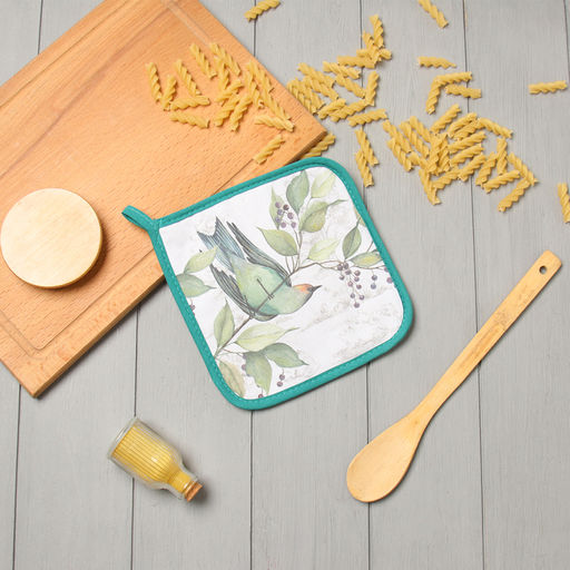 Прихватка Этель Птицы 19х19 саржа,100% х/л,ватин 250г/м2  фото 5