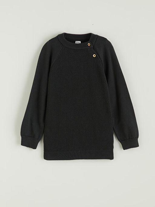 Bisiklet Yaka Basic Erkek ?ocuk Sweatshirt