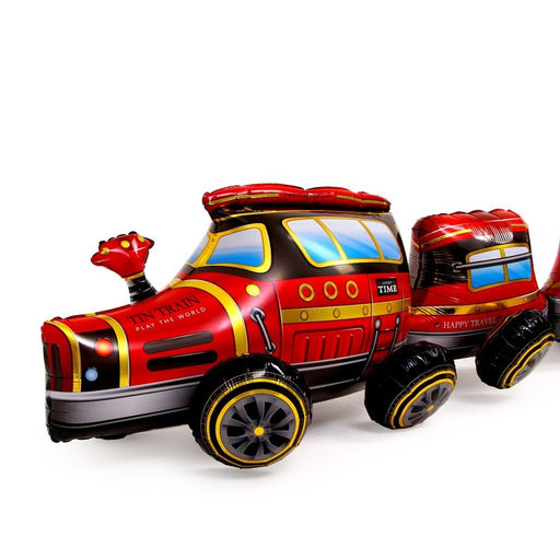 Воздушный шар фольгированный 30" «Автопаровоз», под воздух