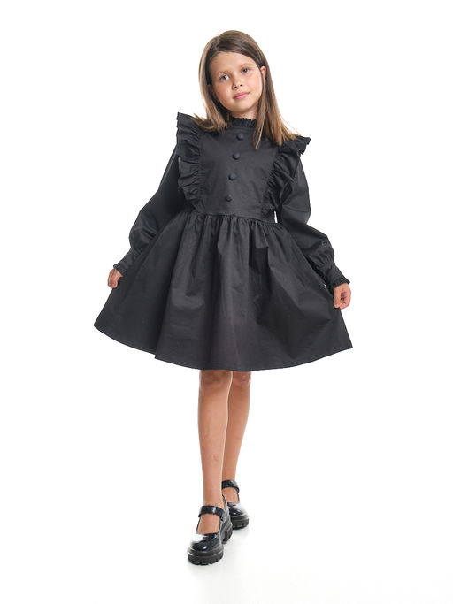 Платье черное нарядное для девочки 33-24251 черный - Mini maxi фото 5