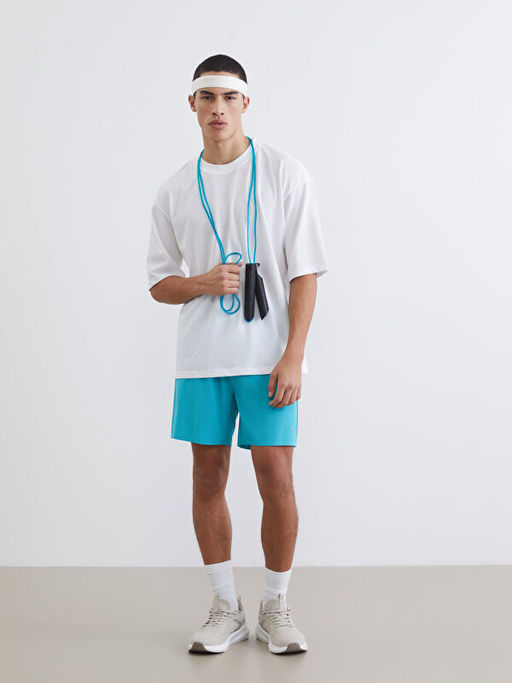 Bisiklet Yaka Erkek Spor Ti??rt