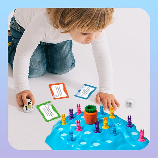 Настольная игра Ушастые гонки. Зимний забег, 2-4 игрока, 4+
