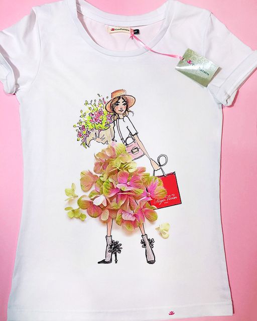 Эксклюзивная футболка Yana Pletneva упаковка плотный Zip пакет!