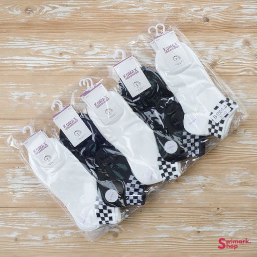 Носочки женские короткие с рисунком B1501-4, 10 пар в уп. - Swimark фото 3