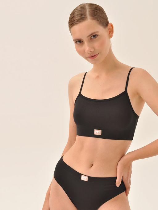 Базовый топ на тонких регулируемых бретелях - My фото 9