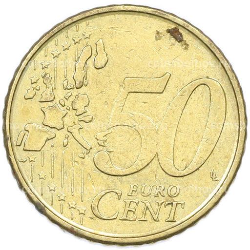 Монета 50 евроцентов 1999 года Бельгия