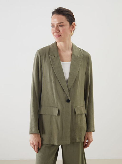 Regular Fit Kad?n Blazer Ceket