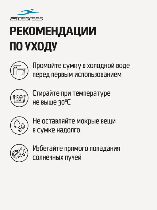 Сумка для мокрых вещей 25DEGREES Motive Blue 25D24001  фото 13