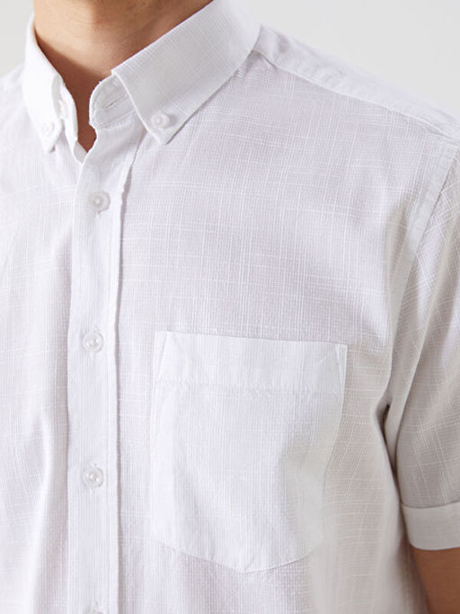 Regular Fit K?sa Kollu Arm?rl? Erkek G?mlek