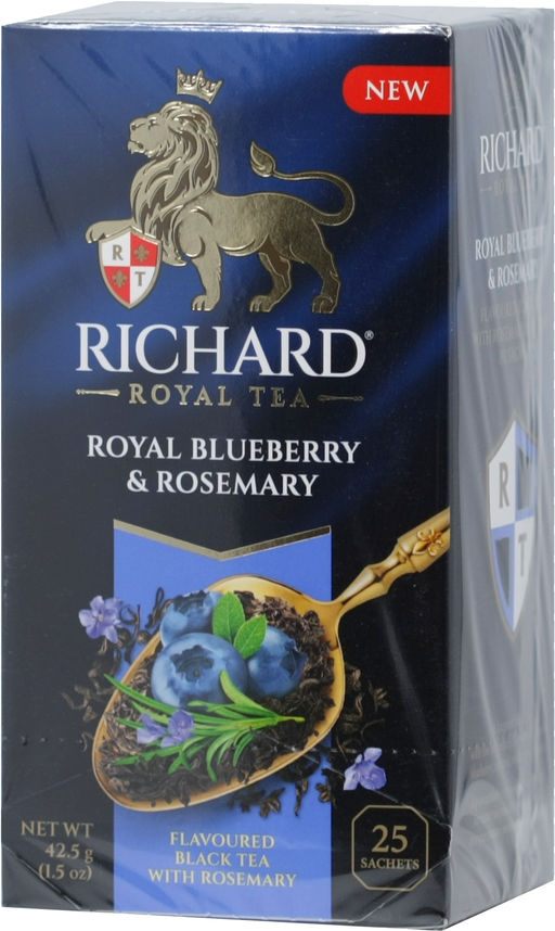 Richard. Голубика и розмарин карт.упаковка, 25 пак.