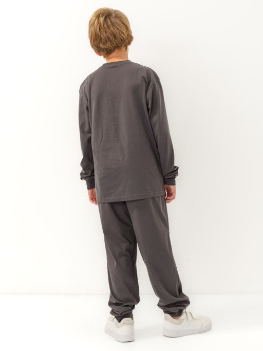 CHILLEASY 270005C-29 Пижама для мальчика (футболка с длинным рукавом, брюки), Антрацит