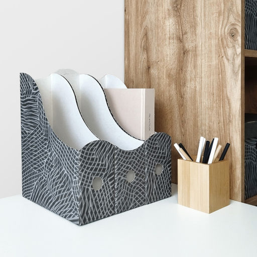 VAL MN-3VP-85 Лотки для бумаг верт., 31*23.5*8.5 см, набор 6 шт., MONET NIGHT, шт - Valiant фото 3