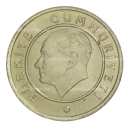 Монета 25 куруш 2014 года Турция