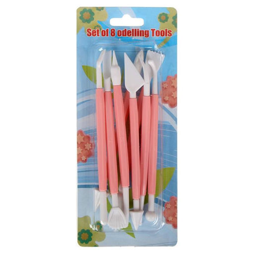 Набор стеков для лепки из глины, пластилина, пластики, 8 штук, МИКС - Calligrata фото 2