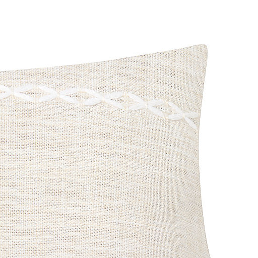 Наволочка декоративная Этель Косичка цвет молочный,45х45 см полиэстер  фото 8