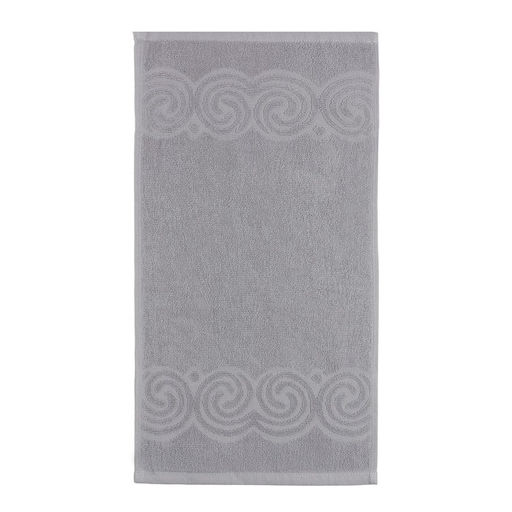 Полотенце махровое Love Life Border, 50х90 см, цвет серый, 100% хлопок, 380 гр/м2 - Lovelife фото 2