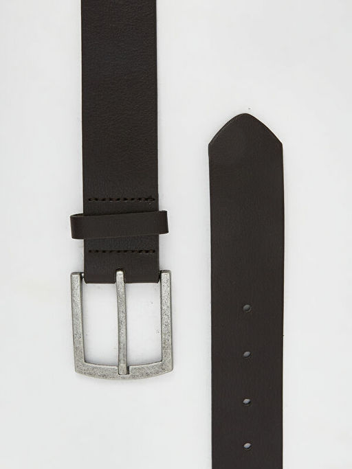 Deri G?r?n?ml? Erkek Kemer